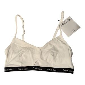 Calvin Klein Women's Cream Bralette